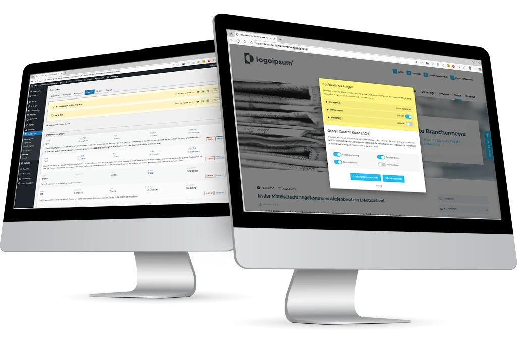twin Webagentur - AIO Rechliches - Cookie-Registrierung